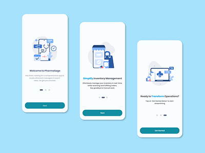 Onboarding Screens design figma ui ux