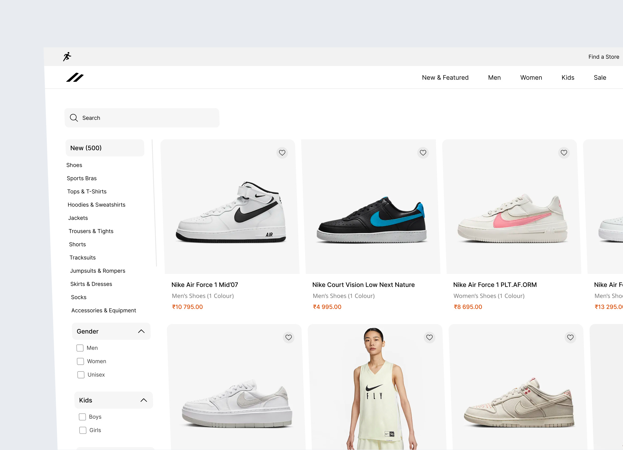Nike Website Redesign Concept branding marketing nike nike website landing page shoes landing page shoes web design sports uidesign website website landing page