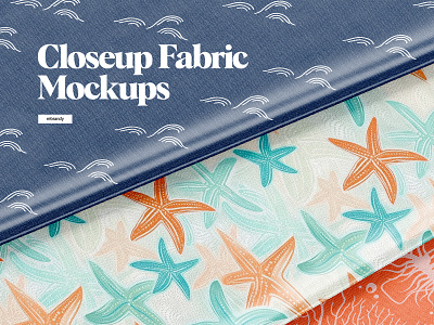 Closeup Fabric Mockups soft
