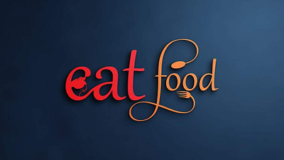 Eat food 3d animation branding graphic design logo motion graphics ui