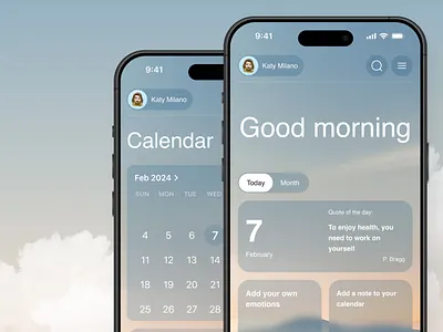 Mental Health App app application calendar design health healthcare healthcare app ios mental mental health metnal health app mindfulness mobile mobilr app plan psychotherapist reflection therapist therapy ui
