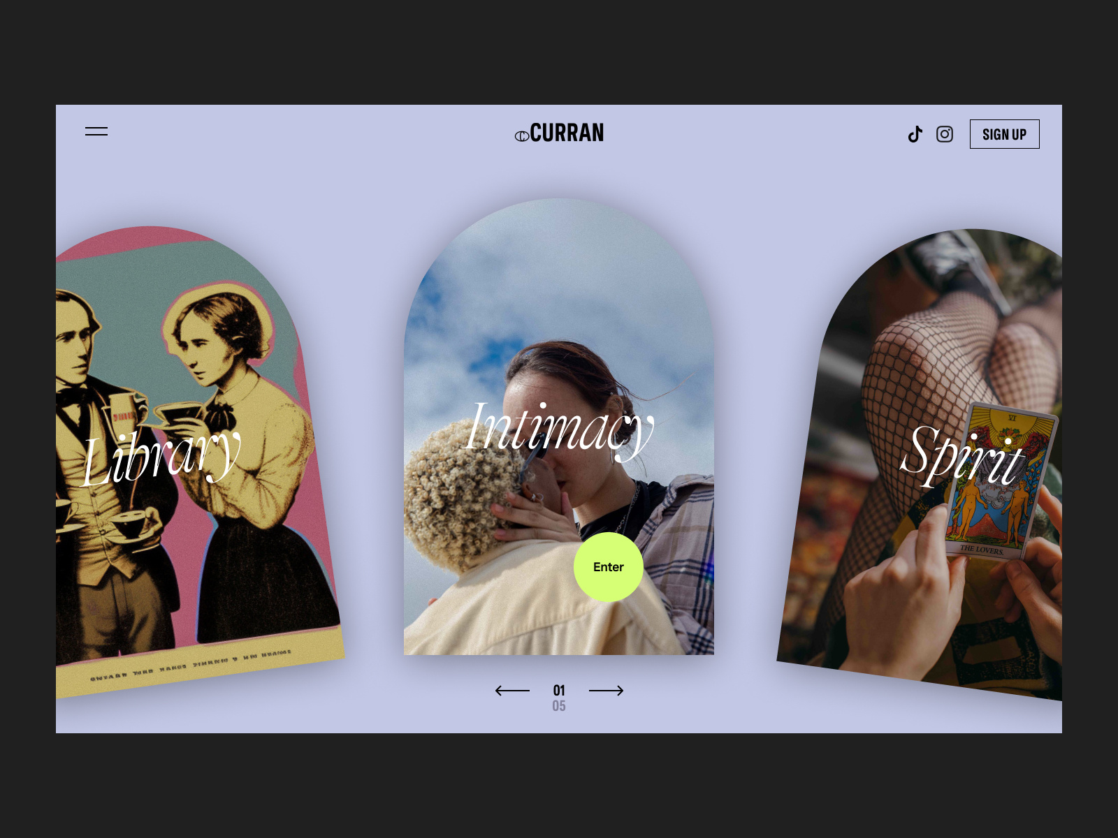 Club Curran - Awwwards award awwwards lgbtq nominees ui ux web design website