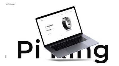Smart Ring Website case study minimal design ui ux web design website