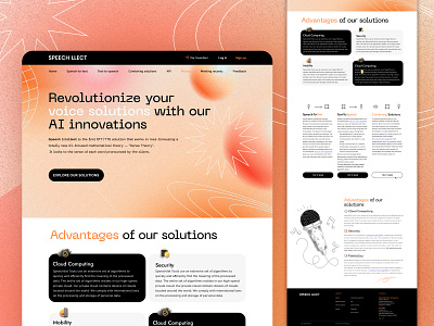 Design for AI voice platform ai app design graphic design ui ux
