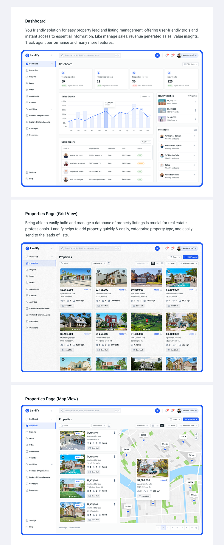 Real Estate CRM Platform by Nasim ⛹🏻‍♂️ on Dribbble