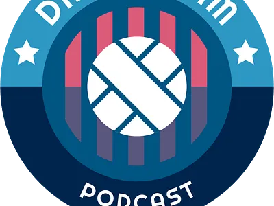 Logo pour un podcast de football logo football podcast diabateam