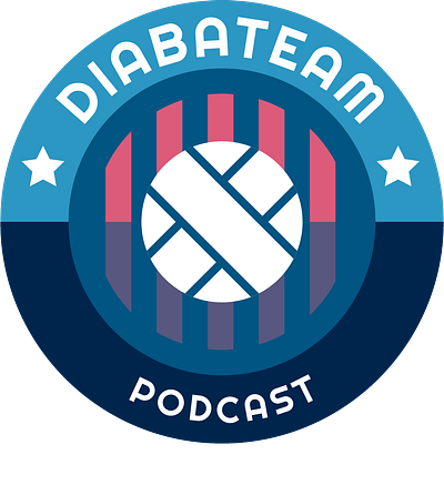 Logo pour un podcast de football logo football podcast diabateam