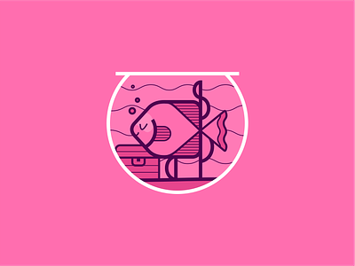 Fish aquarium aquatic branding cute design fish graphic design home icon icon set illustration logo nature ocean pet vector
