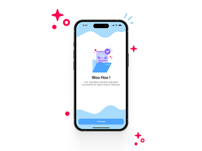 Daily UI #28 - Success Screen ui