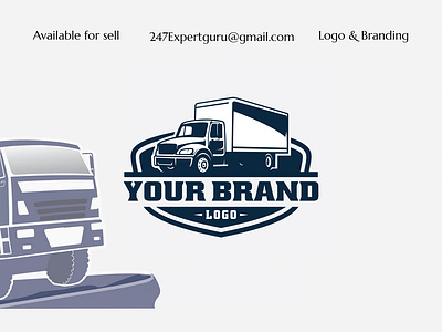 Trucking Logo. Trucking Company Logo Design. Premium Logo Vector 3d animation branding graphic design logo motion graphics truck logo design ui