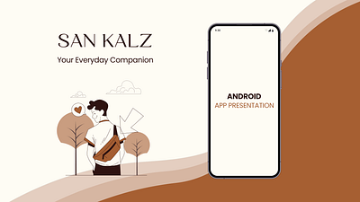 Android App Presentation for San Kalz android app android app design app app design application design buttons design figma iconography illustration mobile app design mobile ui product design typography ui ui design ui presentation uiux ux design visual design