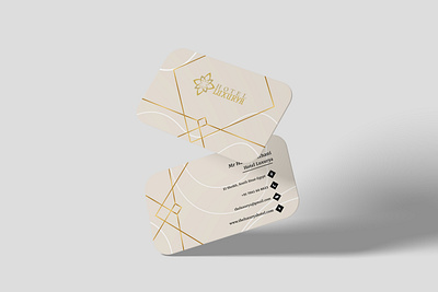 Visiting Card For Hotel Luxurya 3d animation branding graphic design logo motion graphics ui