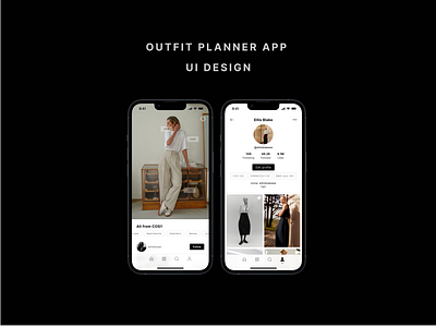 Outfit of the day planner UI design app dailyui ui ux design