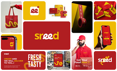 Sreed Branding adobe brand design brand guideline brand identity brand style guide branding design food food branding graphic design logo logo design typography vector
