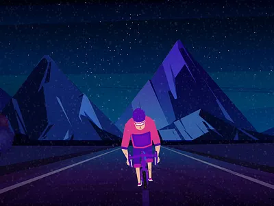 cyclist escaping Adverse weather conditions 3d animation branding design graphic design illustration logo motion graphics ui vector