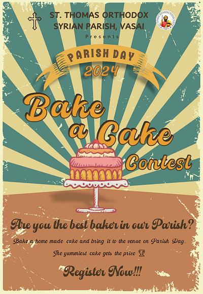 Cake Competition Poster created using PowerPoint cake poster designs powerpoint