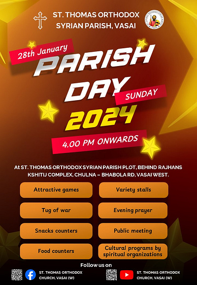 Parish Day Main poster created using PowerPoint designs powerpoint