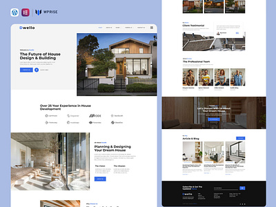 Dwello – Home & Real Estate Developer Elementor Template branding design elementor template graphic design property website property website design real estate agent real estate landing page real estate web design real estate website real estate website design real estate websites real state realestate realtor website ui web design