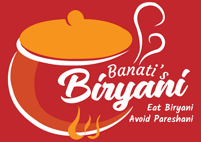 BANATI'S BIRYANI LOGO animation branding graphic design illustration logo logo design logos ux vector