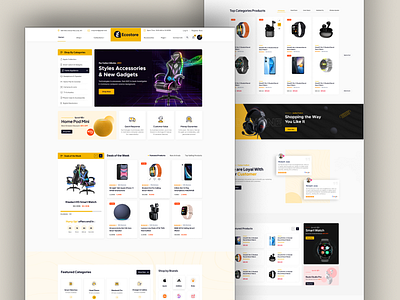 Ecostore - E-commerce Website Design🛍️ accessories beauty clothing store e commerce e commerce shop ecommerce website design fashion fashion web design home page interaction design landing page online store product page shopping ui design ui ux user experience web design website design concept