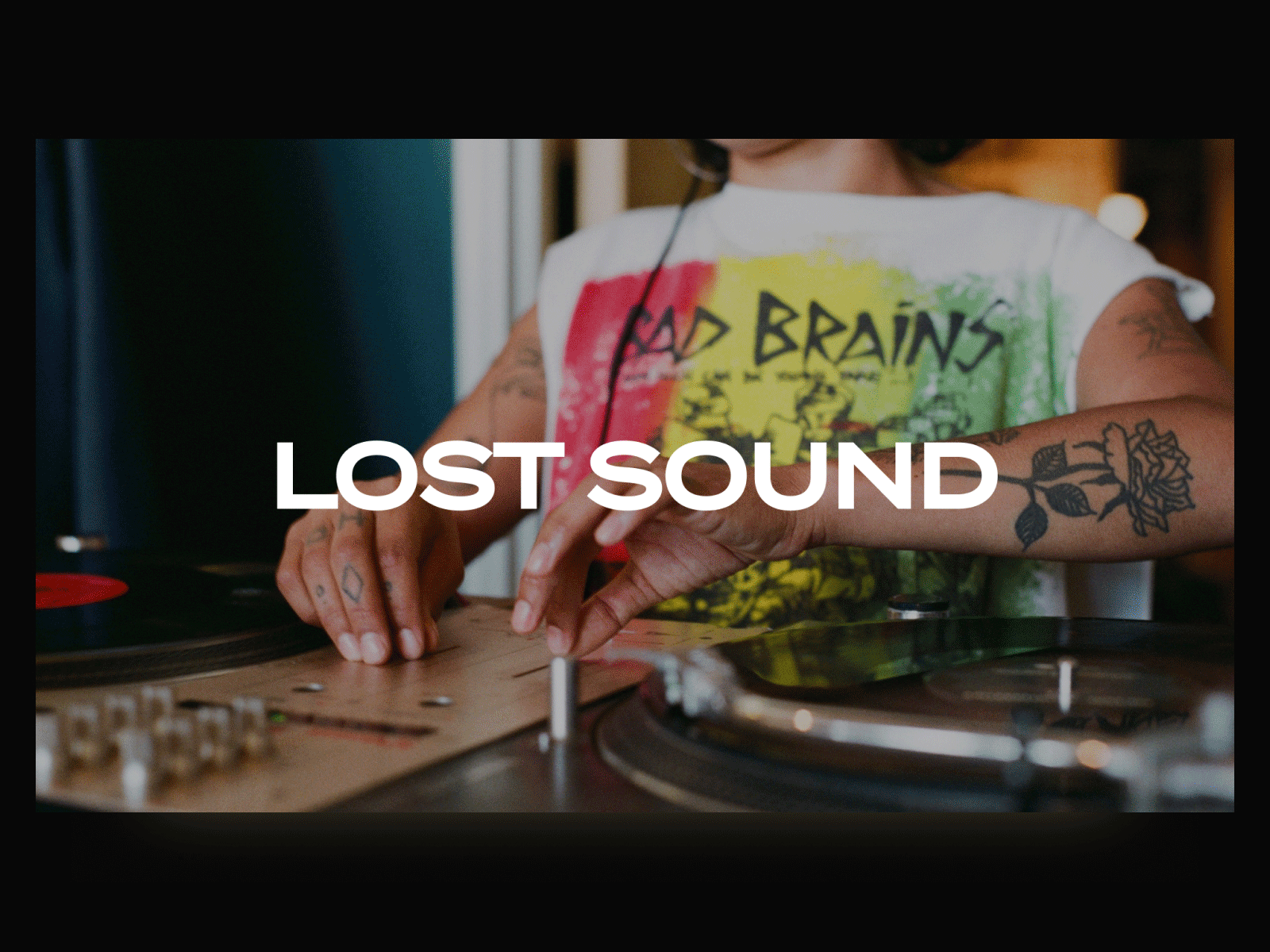 Lost Sound E-commerce branding ui