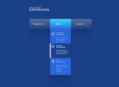 Daily UI #027 - Dropdown app daily ui 027 dailyui design drop down menu dropdown menu ui ux