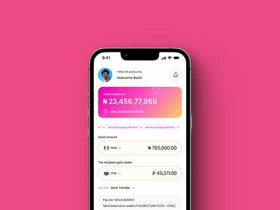 Currency Exchange App app branding design figma ui