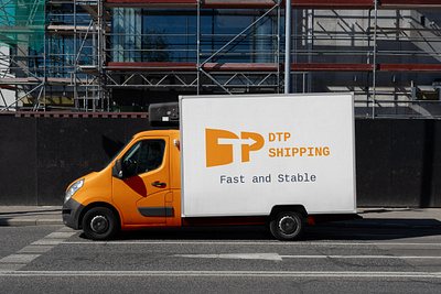 DTP Shipping Solution - Logo for a logistic company branding graphic design logo