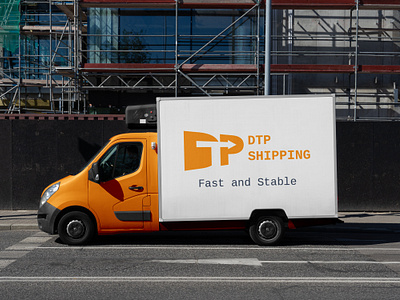 DTP Shipping Solution - Logo for a logistic company branding graphic design logo