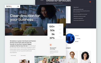 Business Consultancy Website agency website business business consulting business management figma growth landing page startup uiux user interface