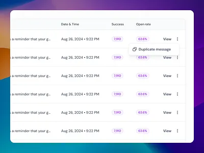 Sent messages. ✨ app design product tech ui uidesign uiux webapp