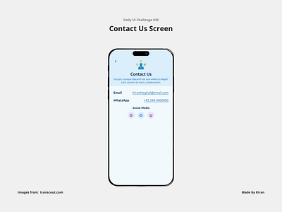 Daily UI Challenge #30 contact contact us design email illustration mobile design ui uichallenge ux uxdesigner uxui