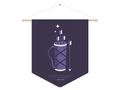 Psalm 127 Banner arrow banner bible bow church church branding jesus kidmin kidsmin parent parenting psalm psalms quiver qvr kids