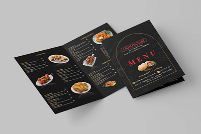 LIGHTHOUSE MENU DESIGN banner branding design graphicdesign printing