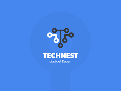 TechNest Gadget Repair Logo brand brand design brand identity branding design graphic design icon identity identity visual logo logo concept logo design