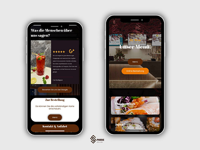 Vietnamese Restaurant Website graphic design