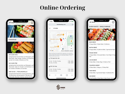 Vietnamese Restaurant Website - Online Ordering graphic design