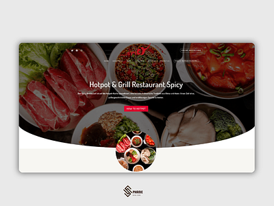 Chinese Restaurant Website graphic design