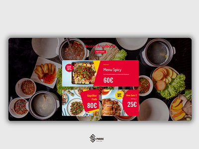 Chinese Restaurant Website graphic design