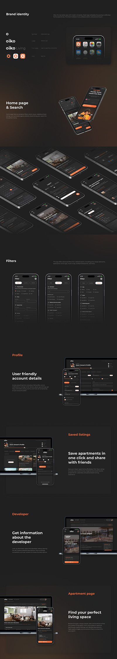 Rent estate app app mobile rent ui ux