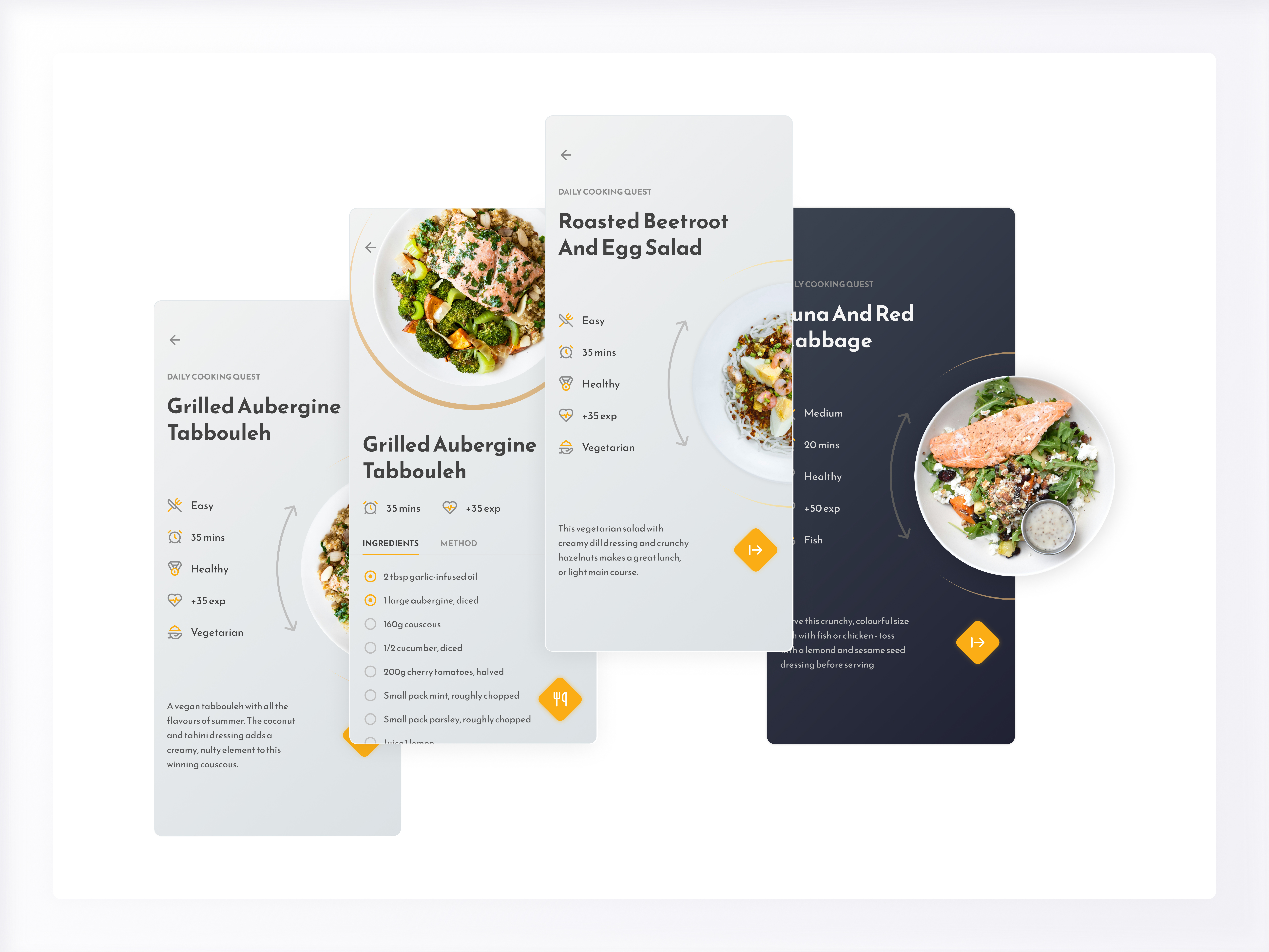 Cooking Tutorial - Interactive animation app cooking cooking app cooking toturial figma food graphic design interactive motion graphics tutorial ui