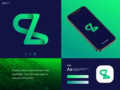 Nature App Logo Design | Icon | Software Logo app logo brand identity branding discover l letter logo logo logo design logos ls letter logo minimalist logo modern logo nature s letter logo software logo tech tech logo technology visual identity website logo