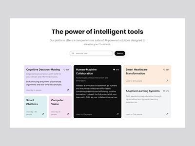 Features Sections - UI Kit ai ai website design auto layout bento bento box features features ai features landing page features sections features ui kit website saas saas landing page saas website design ui kit ui kit saas landing page ui templates web design