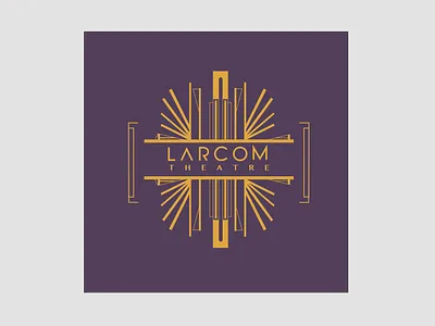 Art Deco Logo Design - Theatre Rebrand art deco arts design graphic design illustration logo vector