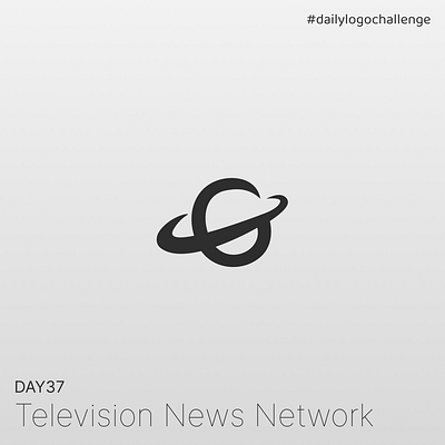 Day 37 | Television News Network | Daily Logo Challenge dailylogochallenge day37 design graphic design logo