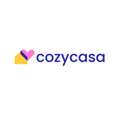 cosy casa branding care heart home hospital house logo love medical share