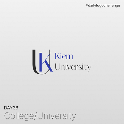 Day 38 | University / College | Daily Logo Challenge dailylogochallenge day38 design graphic design logo