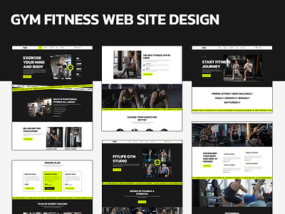 Gym & Fitness Web Design