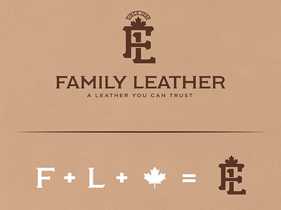 Family Leather- Branding branding graphic design illustrator logo