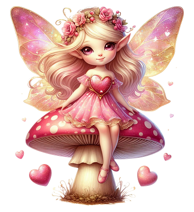 Cute Valentines Fairy